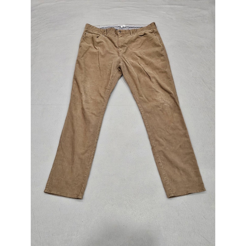 Peter Millar Corduroy Pants Camel Khaki Tan Dress Golf Chino Mens Sz 38 X 31 - Picture 1 of 14
